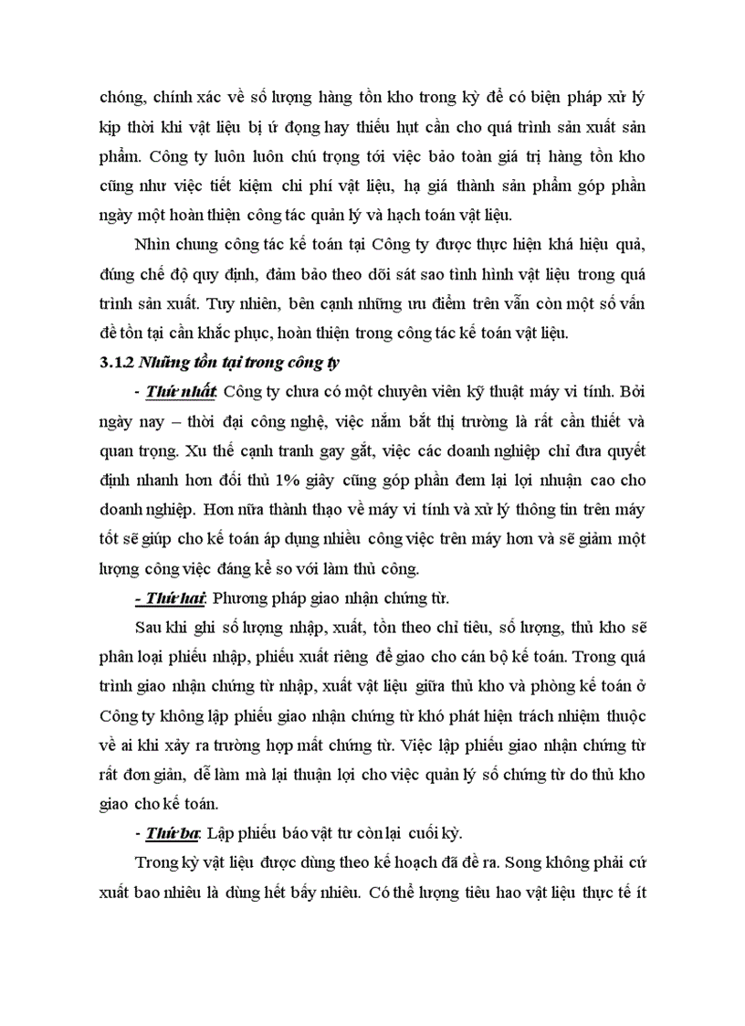 image for page Kế toán nguyên vật liệu tại Công ty TNHH XNK thủ công mỹ nghệ Đông Thành