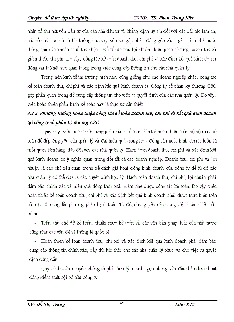 image for page Hoàn thiện kế toán doanh thu chi phí xác định kết quả kinh doanh tại công ty cổ phần kỹ thương CSC