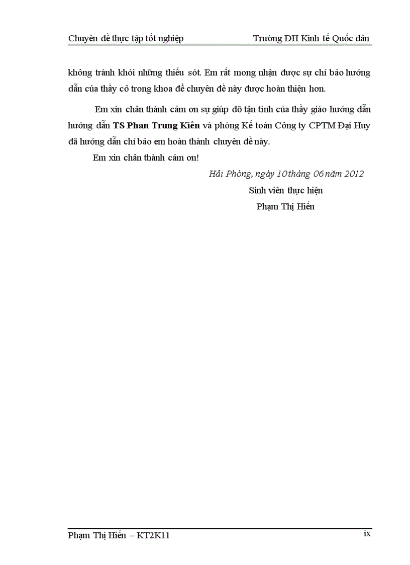 image for page Hoàn thiện kế toán bán hàng và xác định kết quả tại Công Ty Cổ phần thương mại Đại Huy