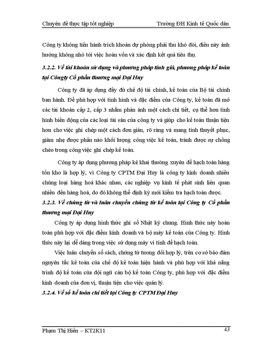 image for page Hoàn thiện kế toán bán hàng và xác định kết quả tại Công Ty Cổ phần thương mại Đại Huy