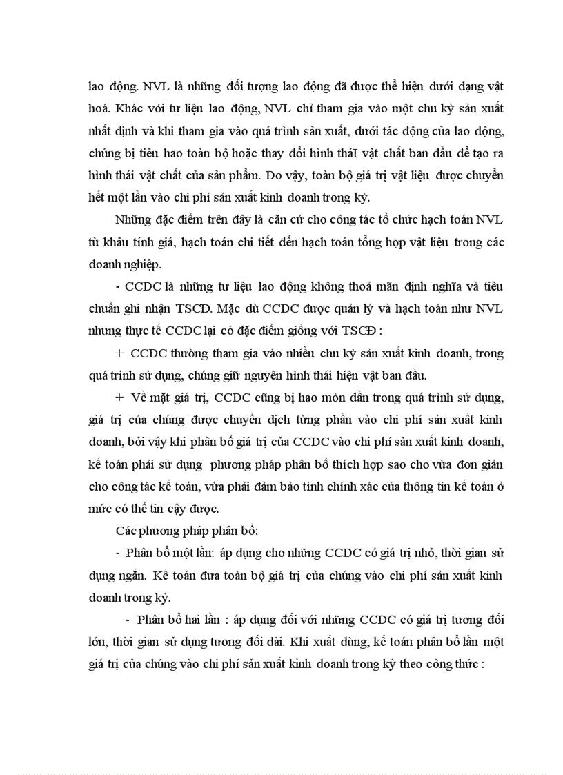 image for page Kế toán NVL CCDC tại Công ty cổ phần Ausnam