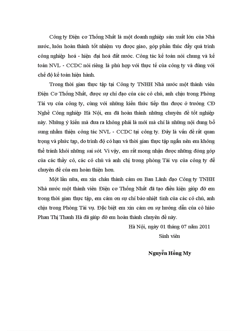 image for page Kế toán NVL CCDC tại Công ty cổ phần Ausnam