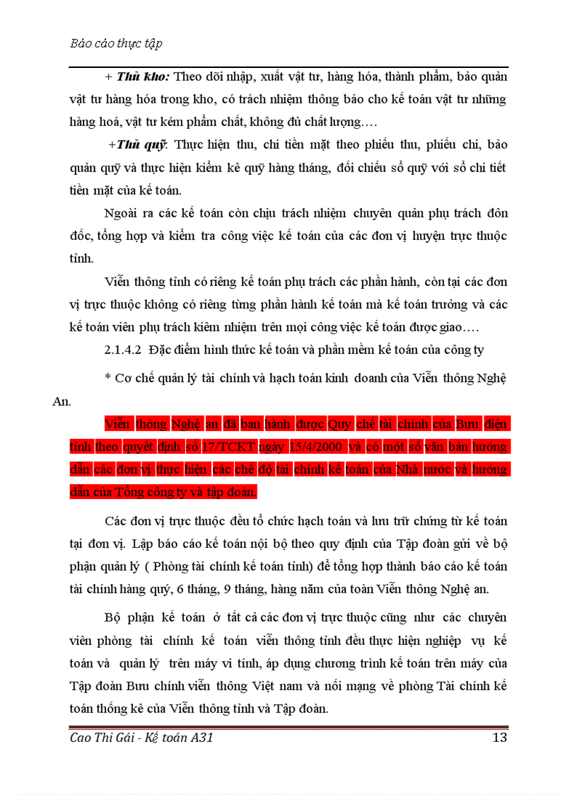 image for page Một số ý kiến đóng góp nhằm hoàn thiện công tác kế toán nguyên vật liệu ở Bưu điện Nghệ An