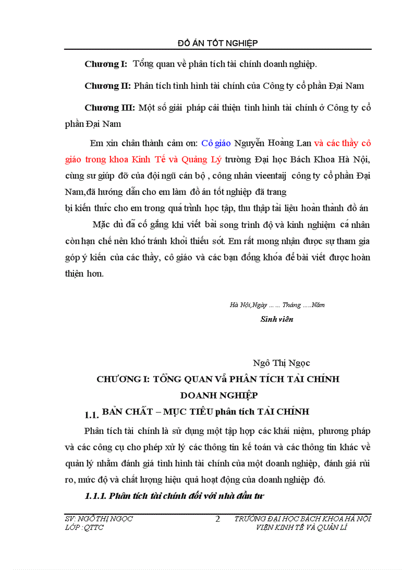 image for page Phân tích và đề xuất một số giải pháp nhằm cải thiện tình hình tài chính của CTCP Đại Nam