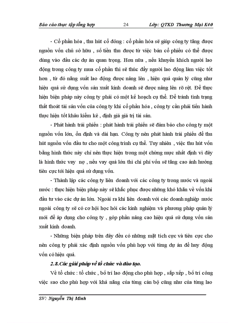 image for page Phương hướng và biện pháp phát triển của Công ty Cổ phần đầu tư Hà Sơn