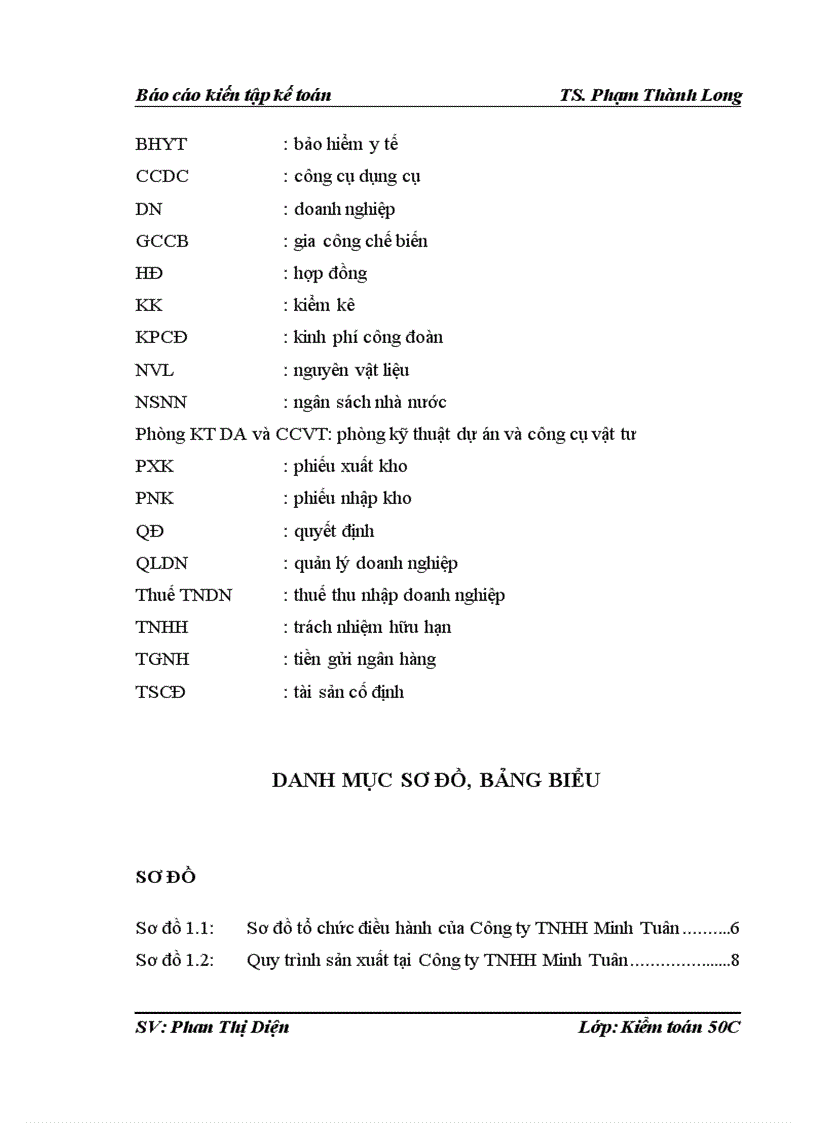 image for page Đánh giá thực trạng tổ chức kế toán tại Công Ty TNHH Minh Tuân và kiến nghị
