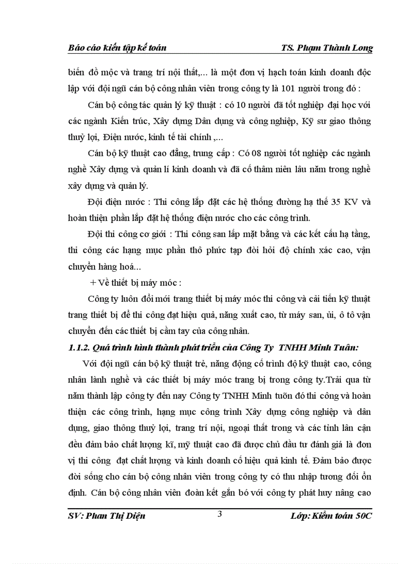 image for page Đánh giá thực trạng tổ chức kế toán tại Công Ty TNHH Minh Tuân và kiến nghị