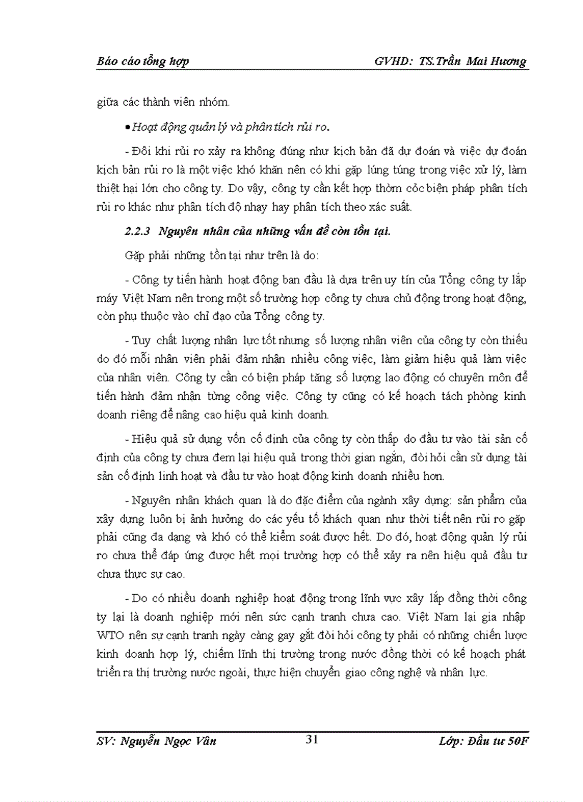 image for page Thực trạng các hoạt động đầu tư của Công ty cổ phần đầu tư xây dựng và phát triển đô thị Lilama