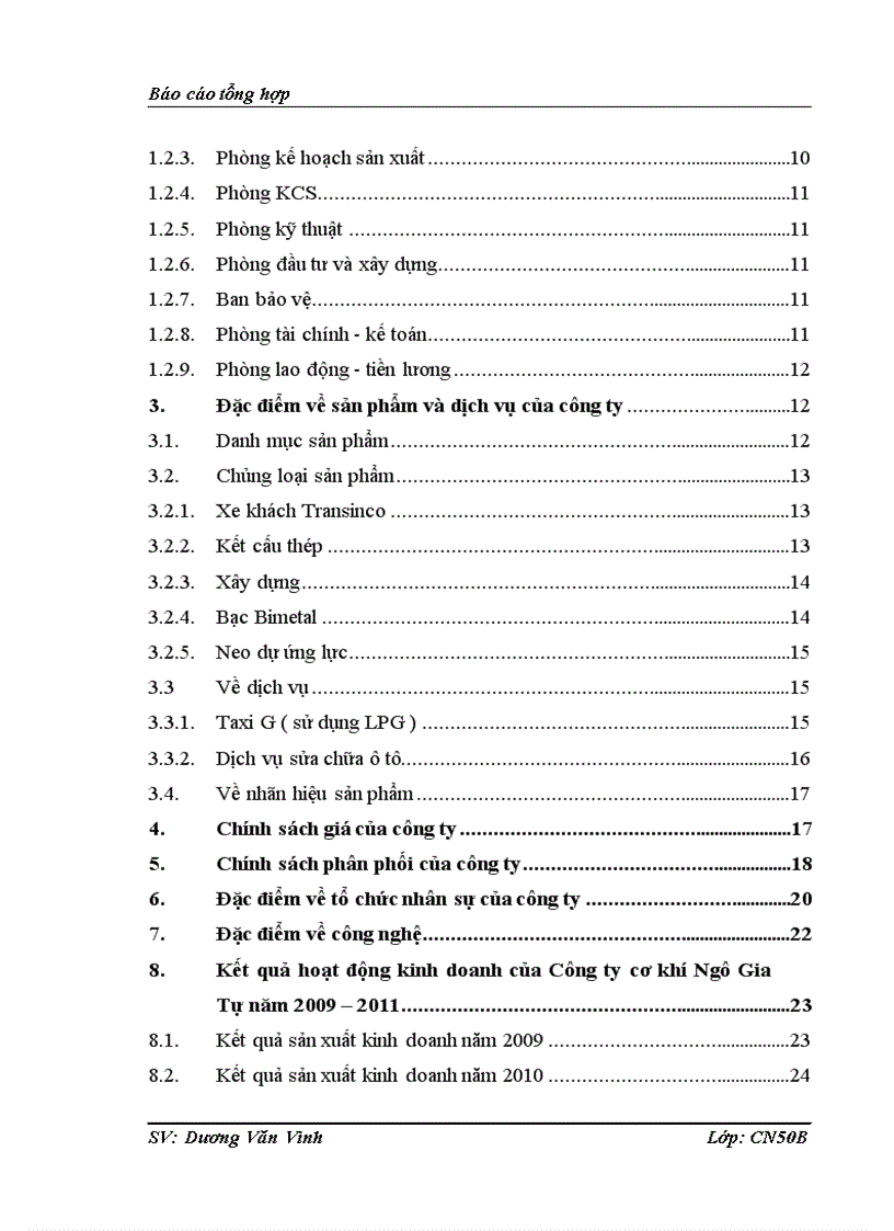 image for page Kết quả hoạt động kinh doanh của Công ty cơ khí Ngô Gia Tự năm 2009 201
