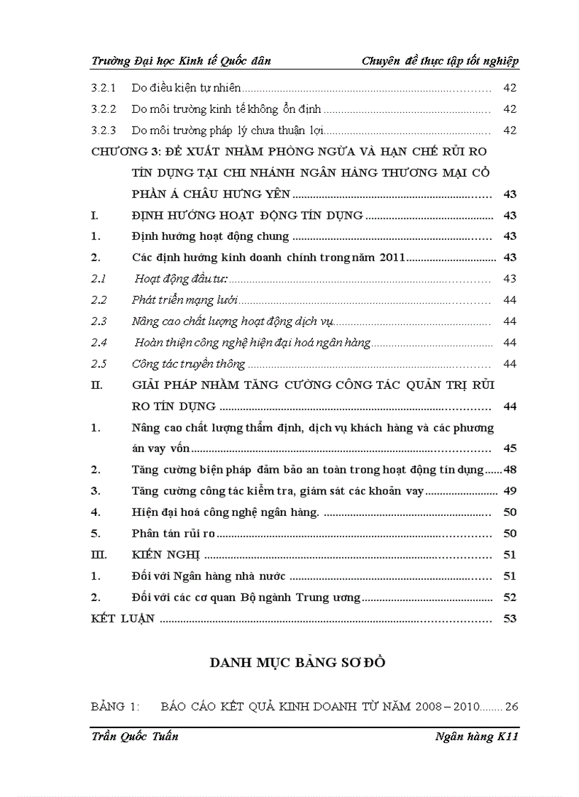 image for page Phòng ngừa và hạn chế rủi ro tín dụng tại Chi nhánh Ngân hàng thương mại cổ phần Á Châu tỉnh Hưng Yên 1