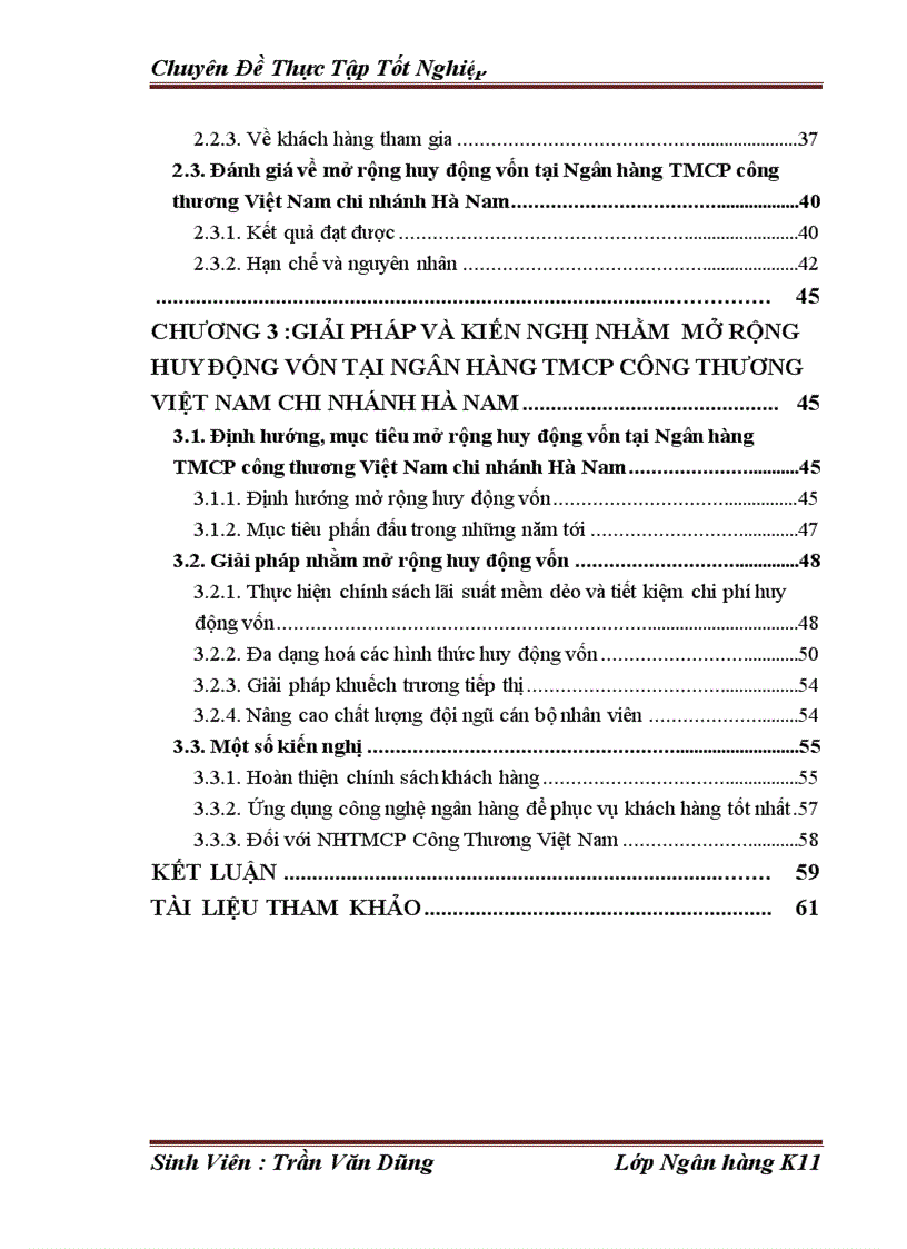 image for page Giải pháp Mở rộng huy động vốn tại Ngân hàng Thương Mại cổ phần công thương Việt Nam chi nhánh Hà Nam