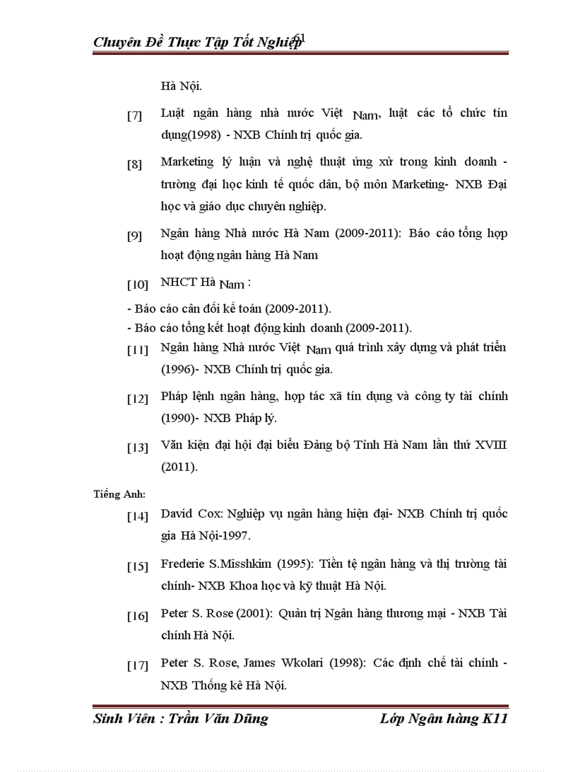 image for page Giải pháp Mở rộng huy động vốn tại Ngân hàng Thương Mại cổ phần công thương Việt Nam chi nhánh Hà Nam