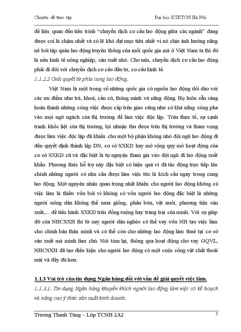 image for page Giải pháp nâng cao hiệu quả cho vay giải quyết việc làm của Phòng giao dịch Ngân hàng chính sách xã hội quận Hoàng Mai