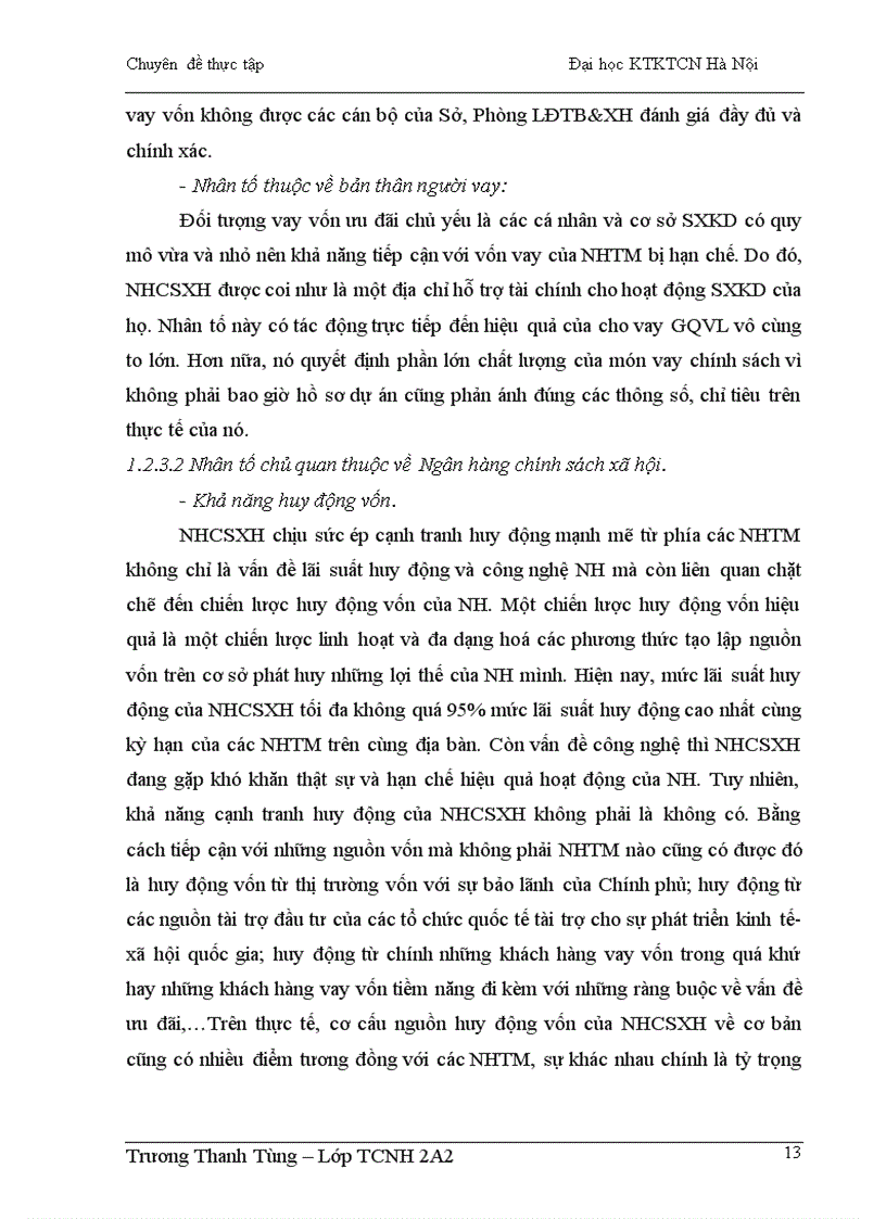 image for page Giải pháp nâng cao hiệu quả cho vay giải quyết việc làm của Phòng giao dịch Ngân hàng chính sách xã hội quận Hoàng Mai