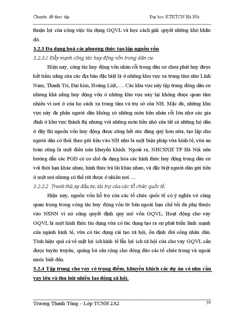 image for page Giải pháp nâng cao hiệu quả cho vay giải quyết việc làm của Phòng giao dịch Ngân hàng chính sách xã hội quận Hoàng Mai