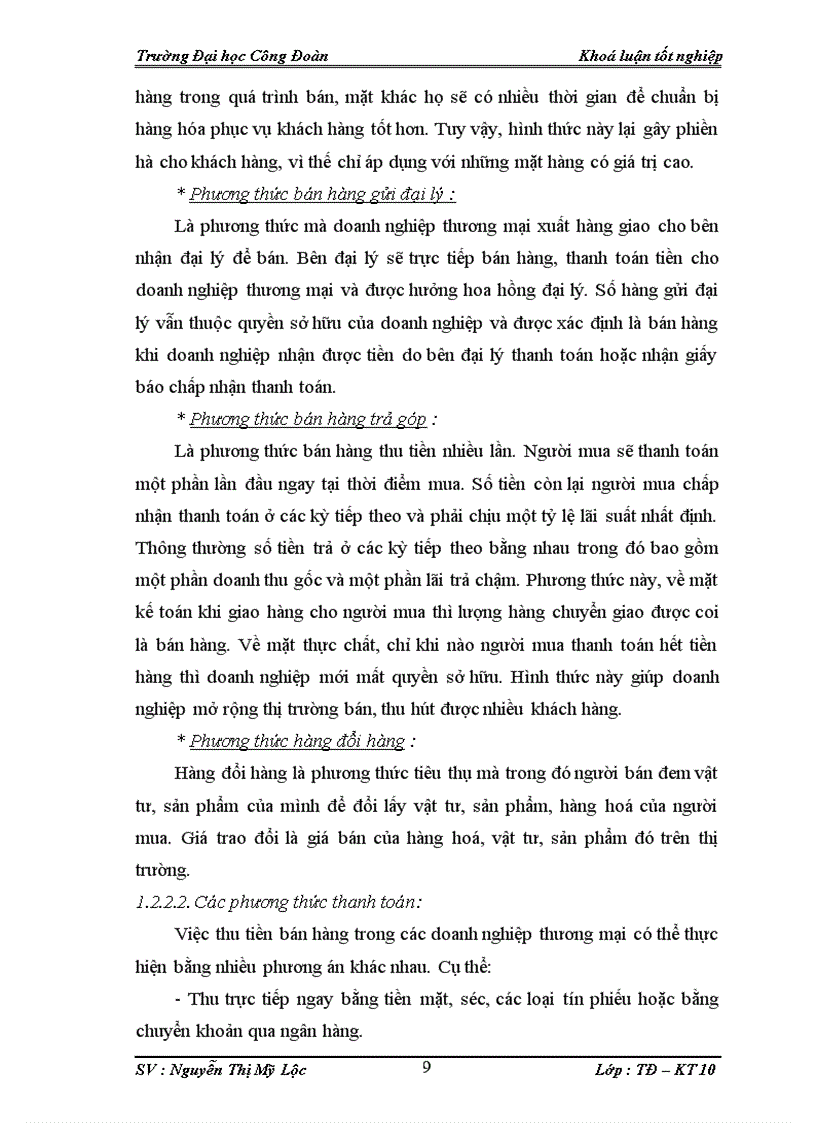 image for page Tổ chức kế toán bán hàng và xác định kết quả bán hàng tại Công ty TNHH Hồ Bắc