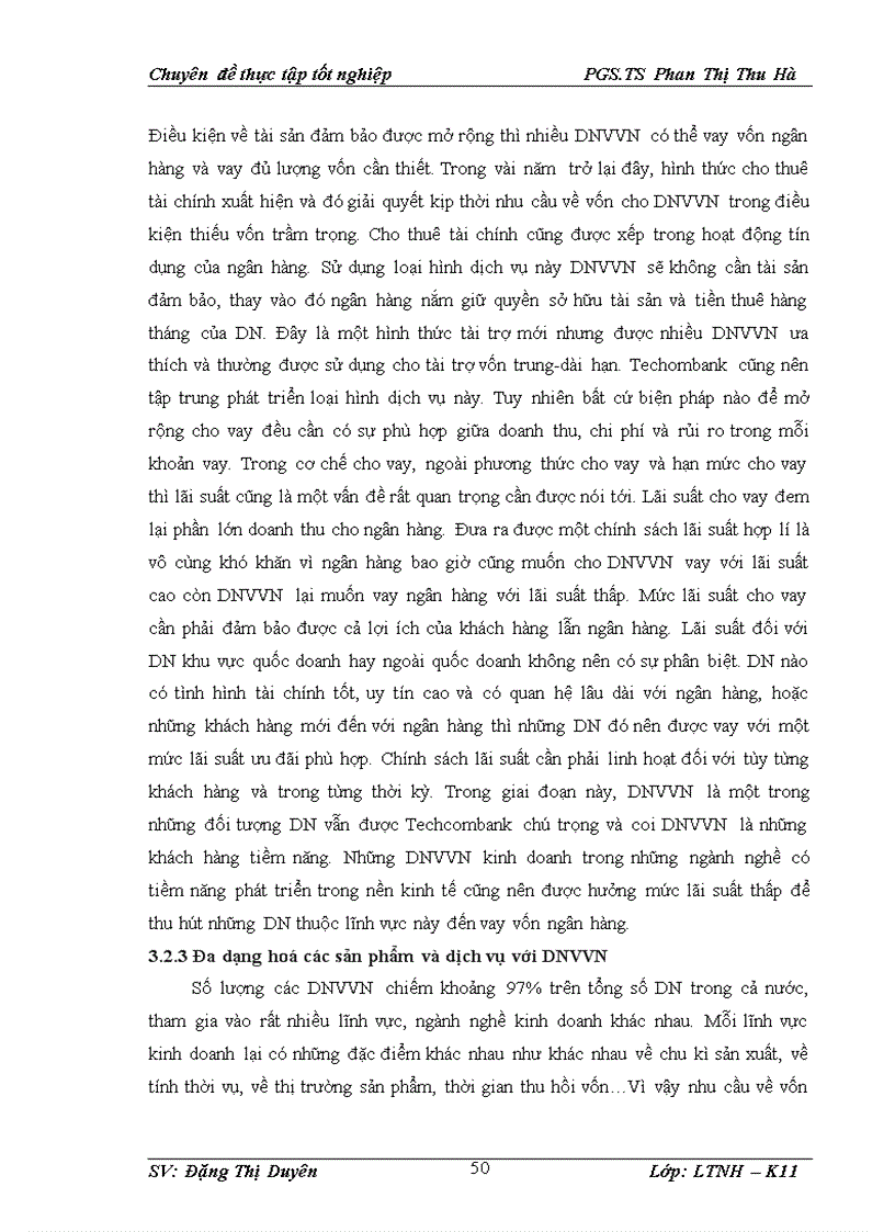 image for page Mở rộng tín dụng đối với DNVVN tại Techcombank 1