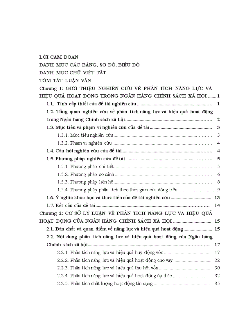 image for page Hoàn thiện phân tích năng lực và hiệu quả hoạt động tại Ngân hàng Chính sách xã hội Hà Tĩnh