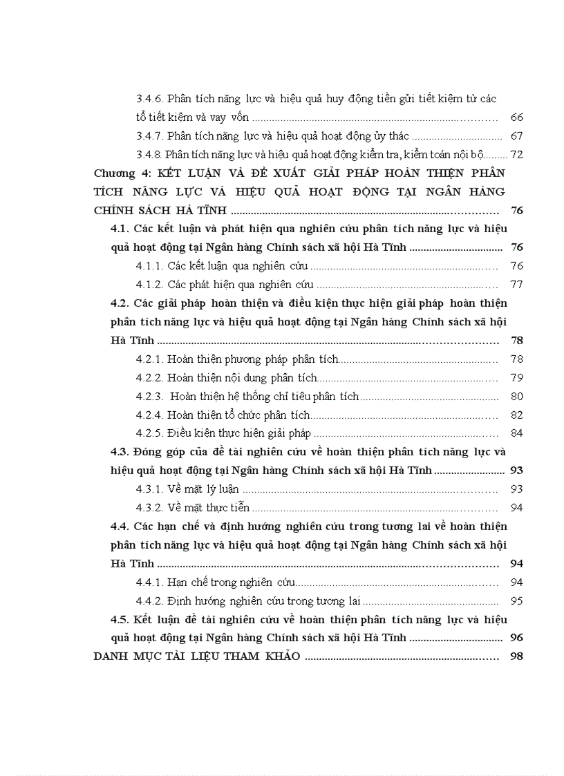 image for page Hoàn thiện phân tích năng lực và hiệu quả hoạt động tại Ngân hàng Chính sách xã hội Hà Tĩnh