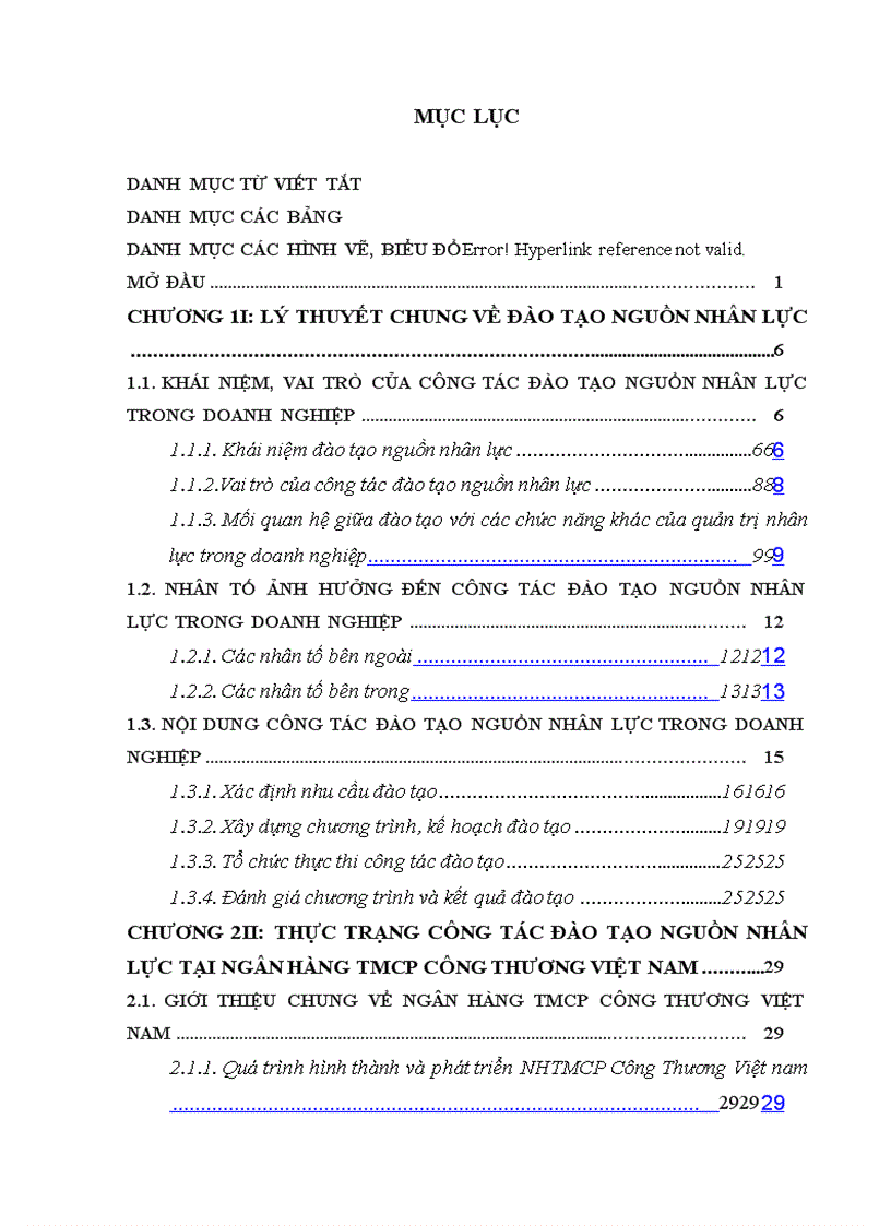 image for page Hoàn thiện công tác đào tạo nguồn nhân lực chất lượng cao tại Ngân hàng TMCP Công Thương Việt nam 4