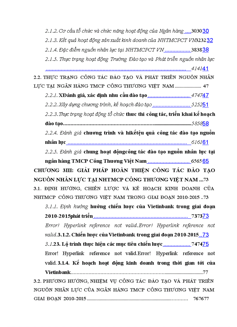 image for page Hoàn thiện công tác đào tạo nguồn nhân lực chất lượng cao tại Ngân hàng TMCP Công Thương Việt nam 4