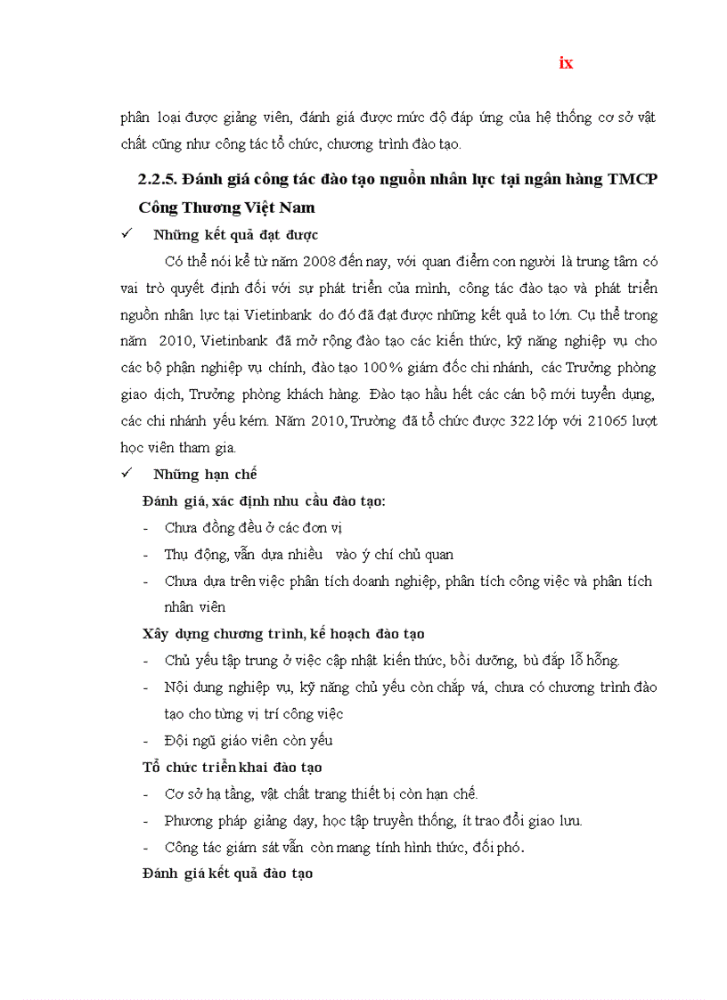 image for page Hoàn thiện công tác đào tạo nguồn nhân lực chất lượng cao tại Ngân hàng TMCP Công Thương Việt nam 4