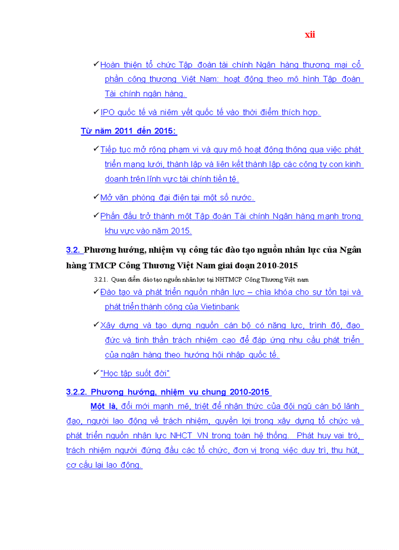 image for page Hoàn thiện công tác đào tạo nguồn nhân lực chất lượng cao tại Ngân hàng TMCP Công Thương Việt nam 4