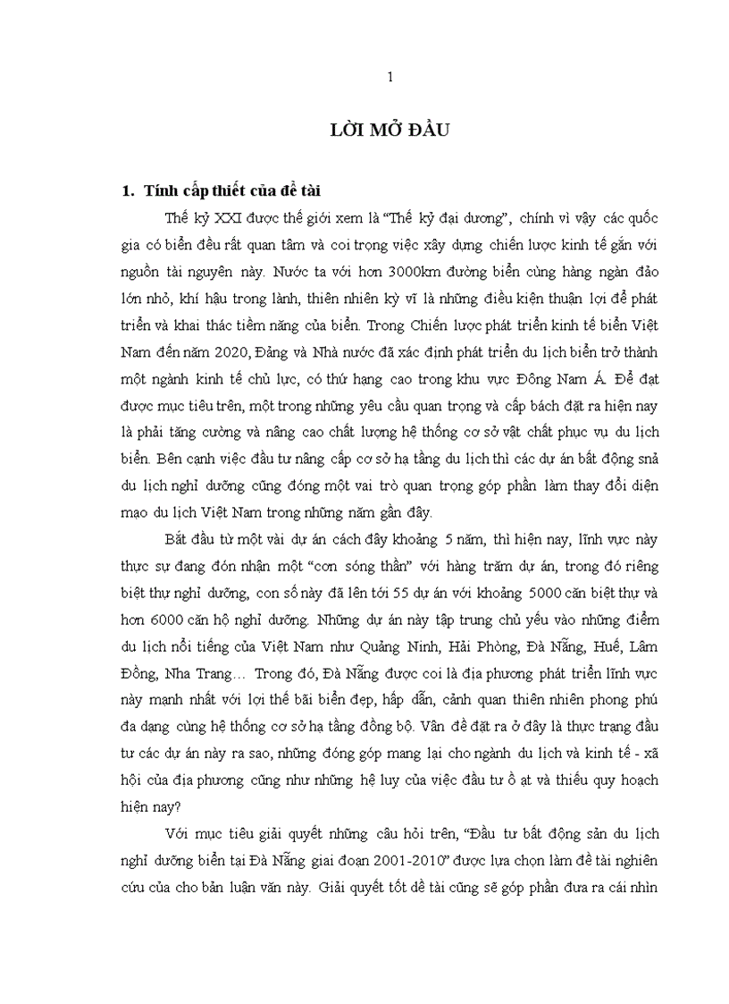 image for page Định hướng đầu tư bất động sản du lịch nghỉ dưỡng biển tại đà nẵng đến năm 2020