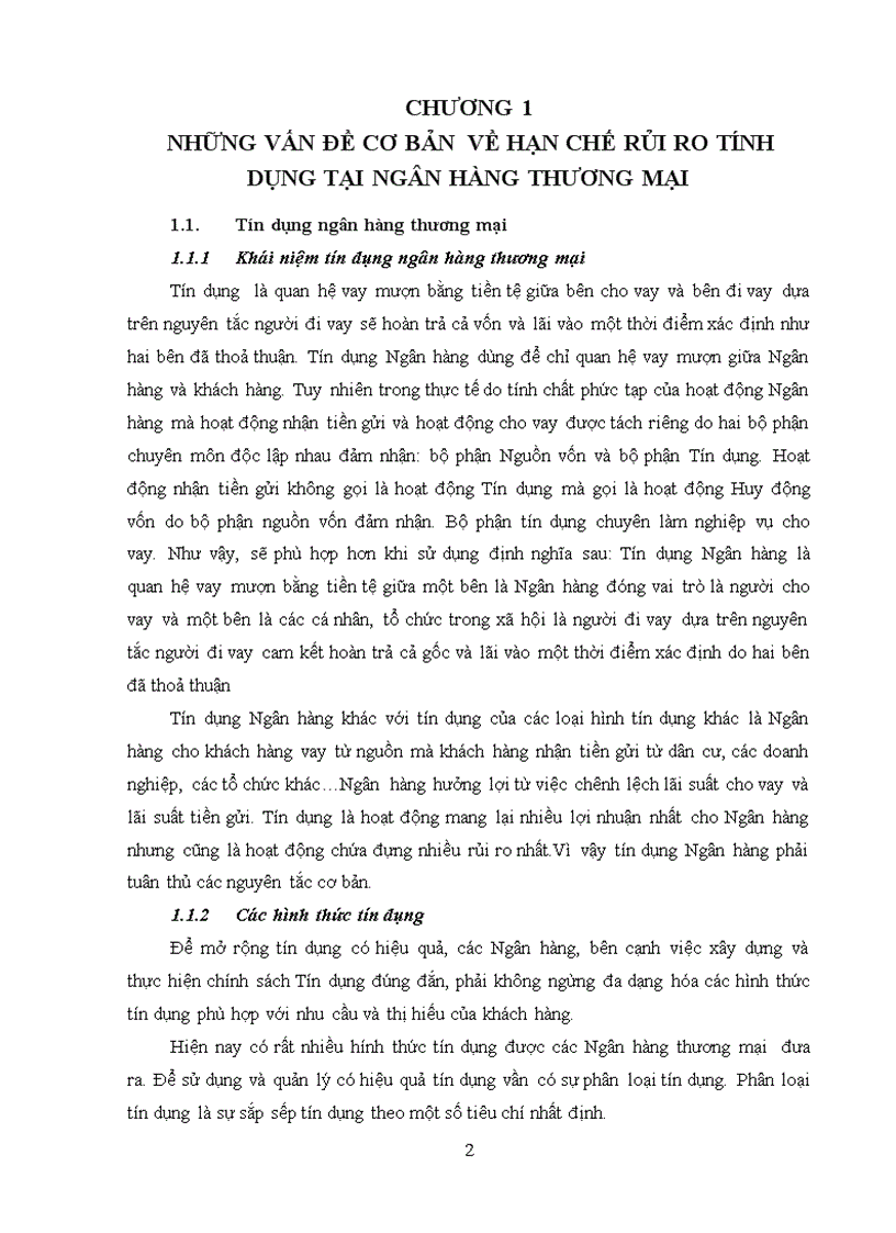 image for page Giải pháp hạn chế rủi ro tín dụng tại Ngân hàng TMCP Công Thương Việt Nam Chi nhánh Thái Bình 5