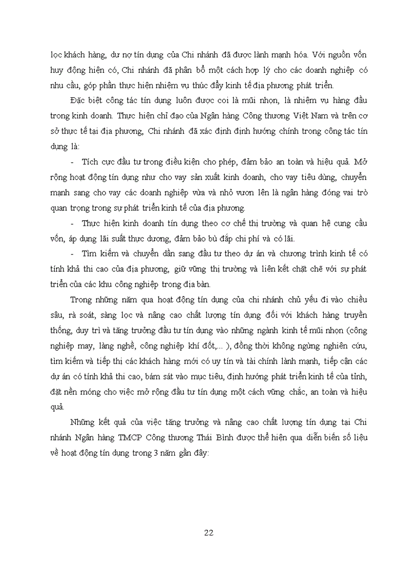 image for page Giải pháp hạn chế rủi ro tín dụng tại Ngân hàng TMCP Công Thương Việt Nam Chi nhánh Thái Bình 5