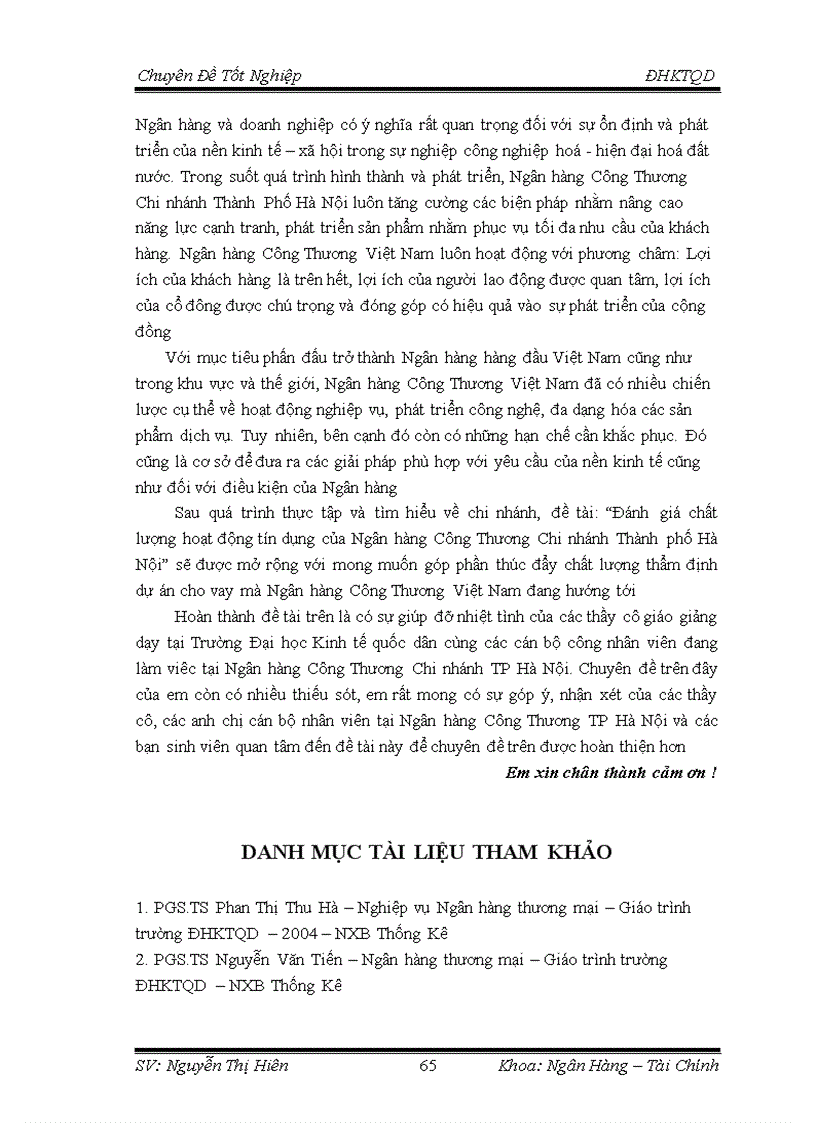 image for page Đánh giá chất lượng hoạt động tín dụng tại Ngân hàng TMCP Công Thương Chi nhánh Thành phố Hà Nội 3