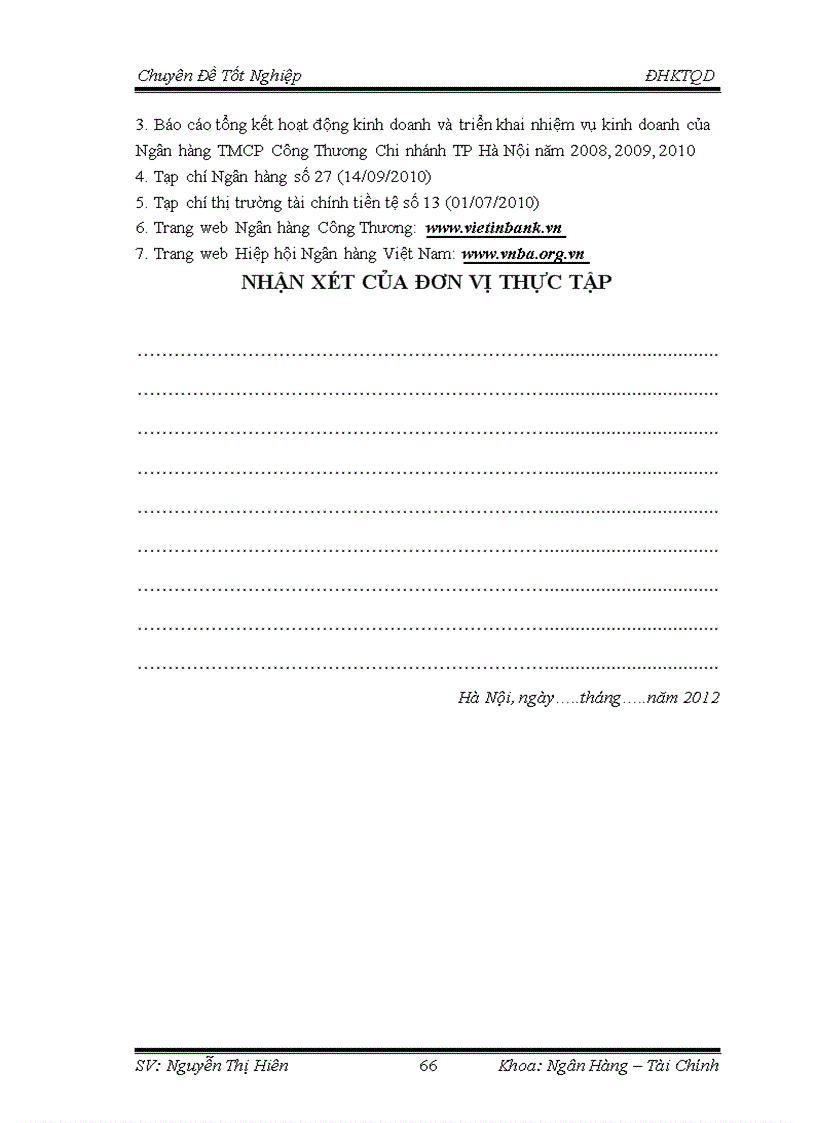 image for page Đánh giá chất lượng hoạt động tín dụng tại Ngân hàng TMCP Công Thương Chi nhánh Thành phố Hà Nội 3