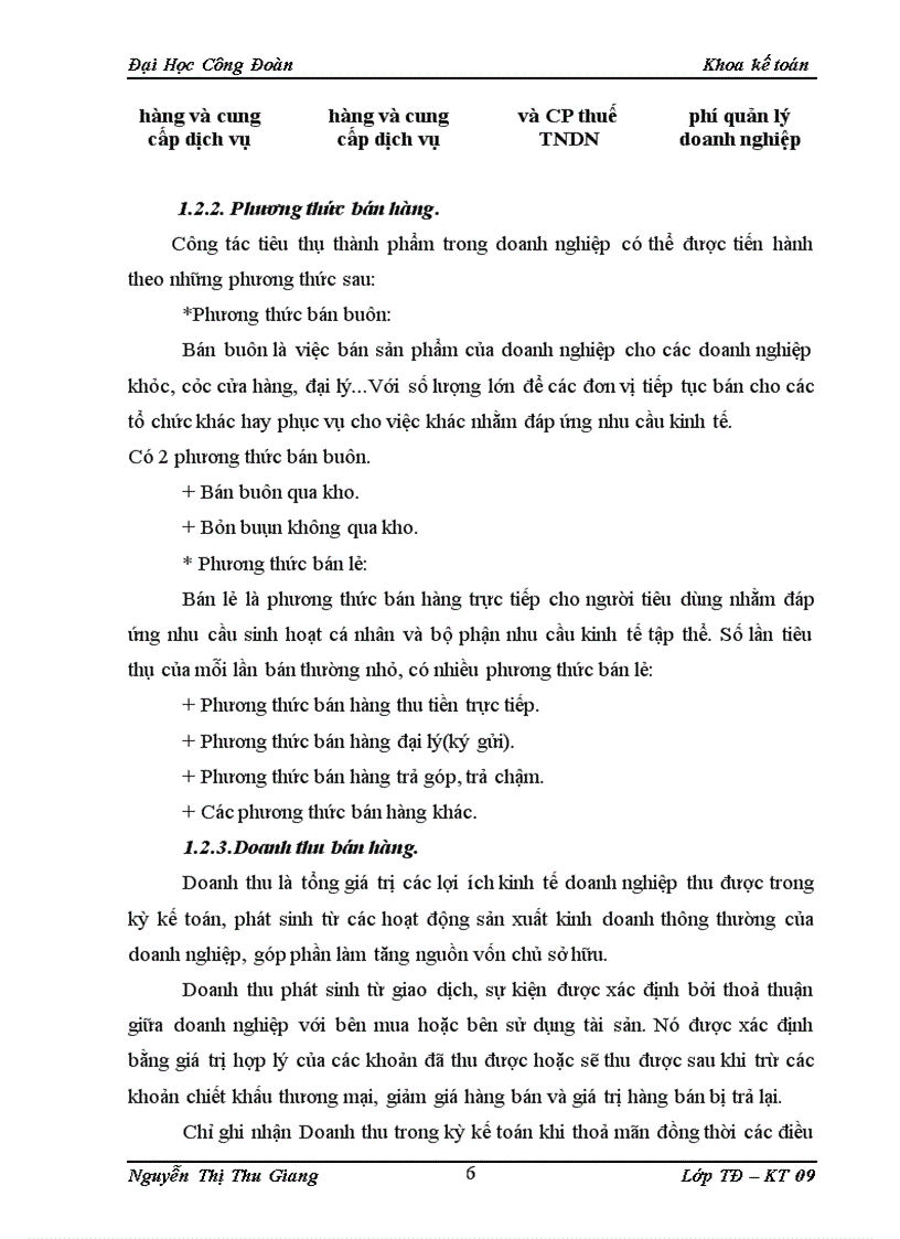image for page Hoàn thiện kế toán bán hàng và xác định kết quả bán hàng ở công ty Cổ Phần Công Nghiệp Thái Dương
