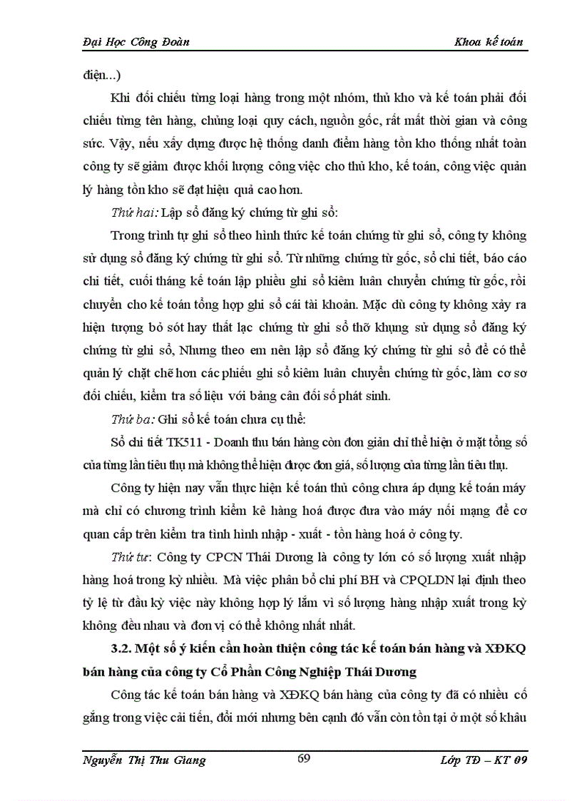 image for page Hoàn thiện kế toán bán hàng và xác định kết quả bán hàng ở công ty Cổ Phần Công Nghiệp Thái Dương