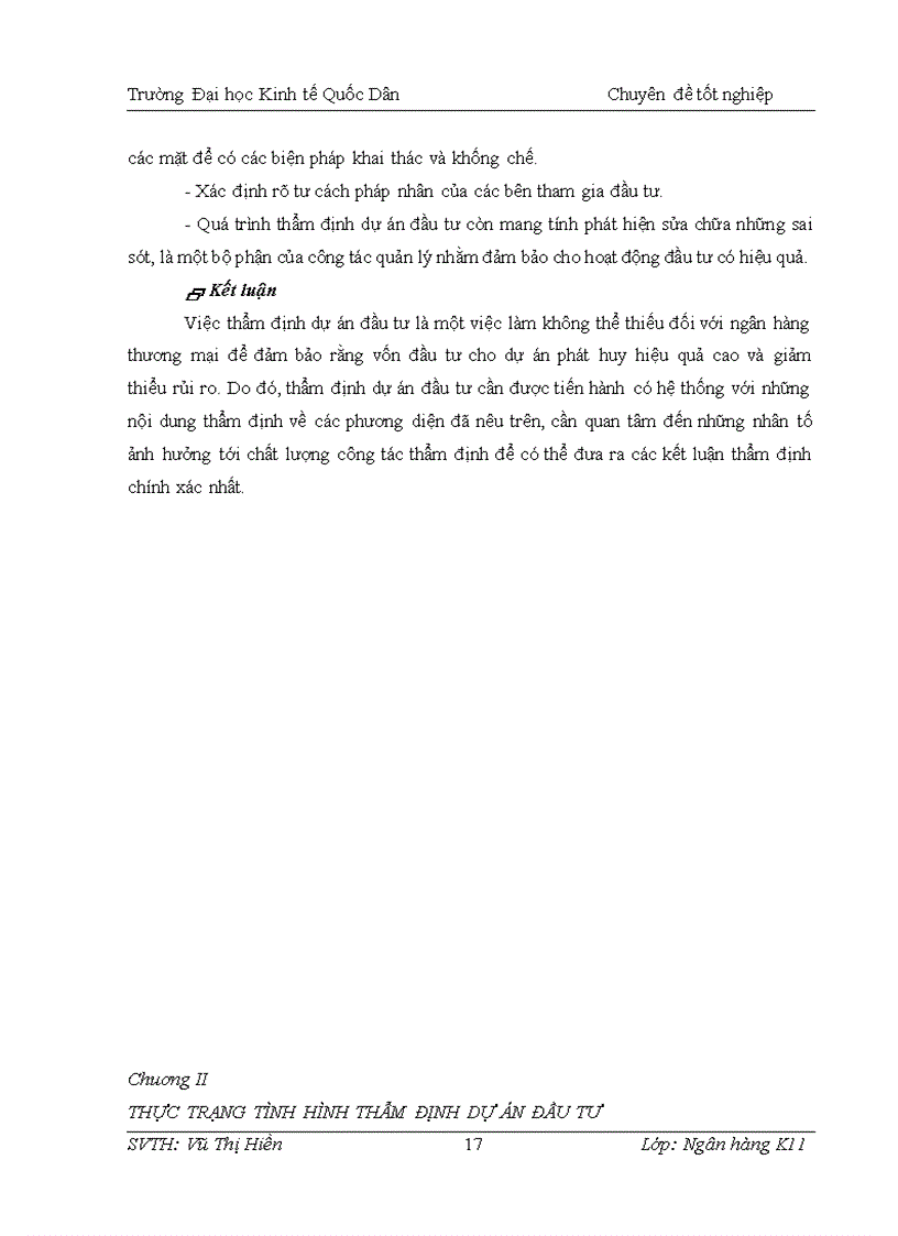 image for page Một số giải pháp và kiến nghị nhằm nâng cao hiệu chất lượng thẩm định dự án đầu tư trung dài hạn tại chi nhánh BIDV Quang Trung
