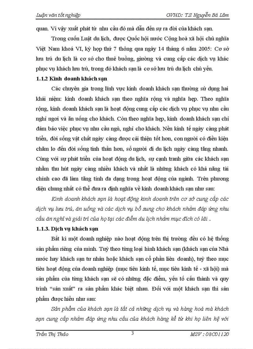 image for page Thực trạng và giải pháp nhằm nâng cao dịch vụ tại khách sạn New Hotel