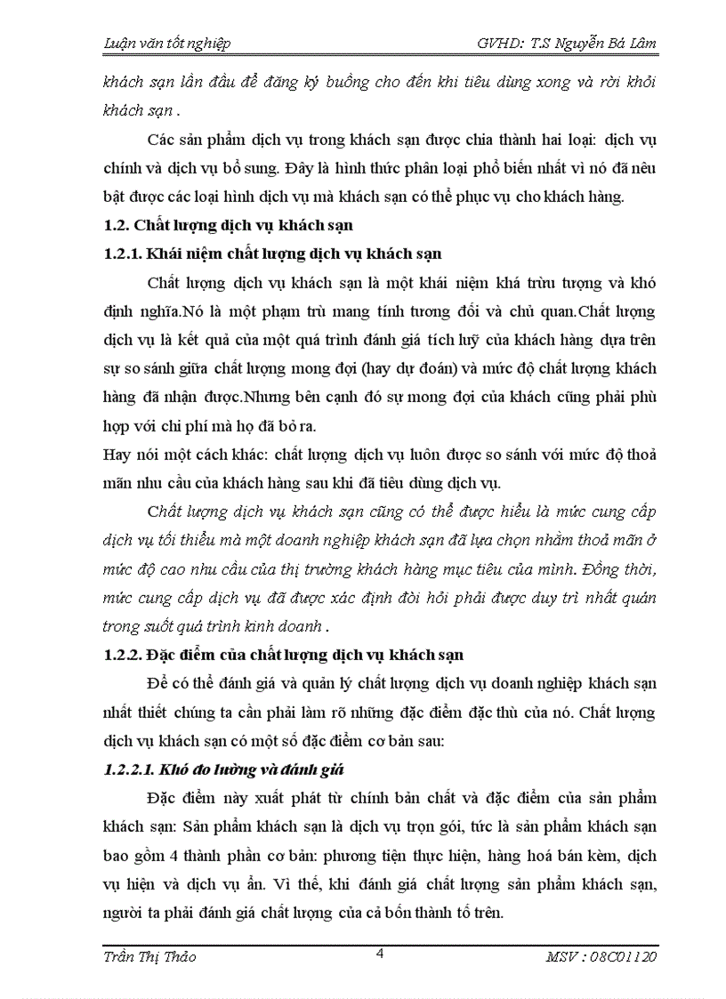 image for page Thực trạng và giải pháp nhằm nâng cao dịch vụ tại khách sạn New Hotel