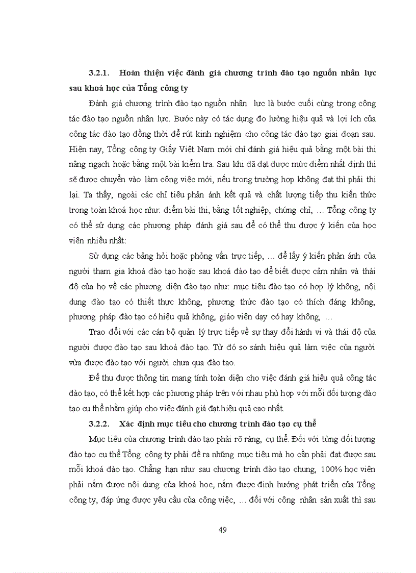 image for page Cải tiến hoạt động đào tạo nguồn nhân lực tại Tổng công ty giấy Việt Nam