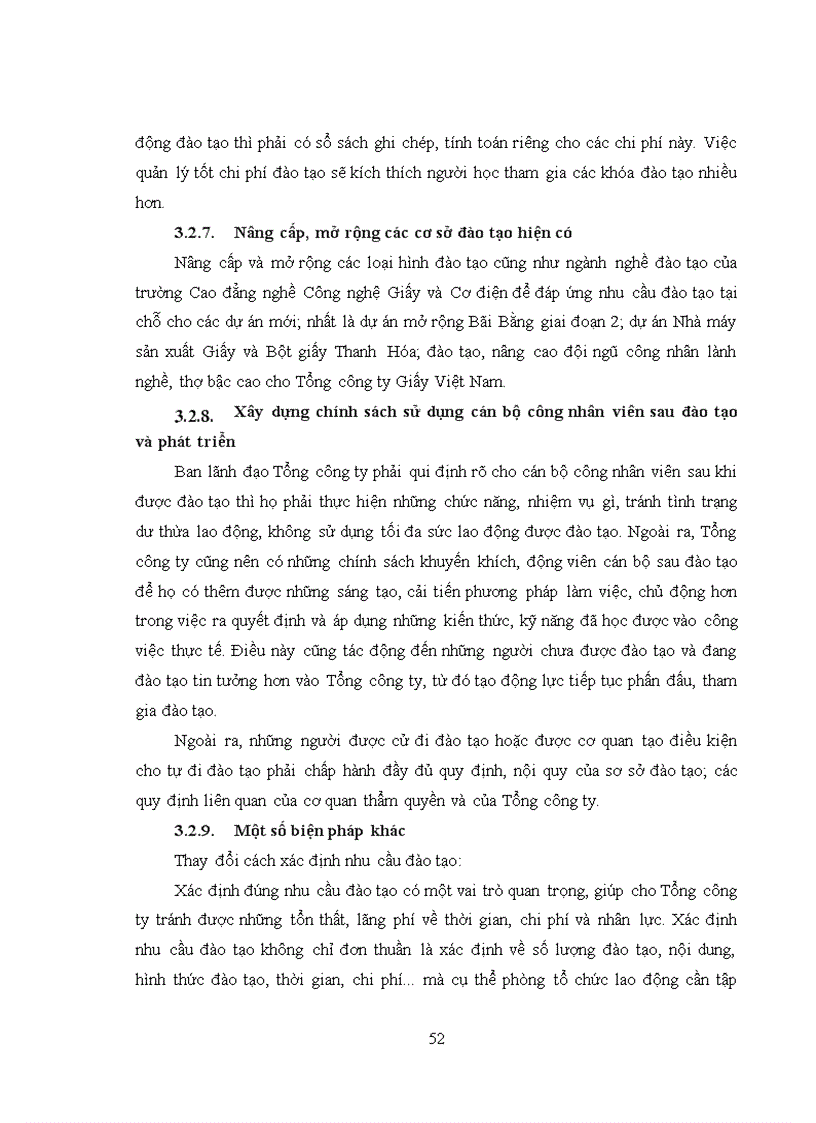 image for page Cải tiến hoạt động đào tạo nguồn nhân lực tại Tổng công ty giấy Việt Nam