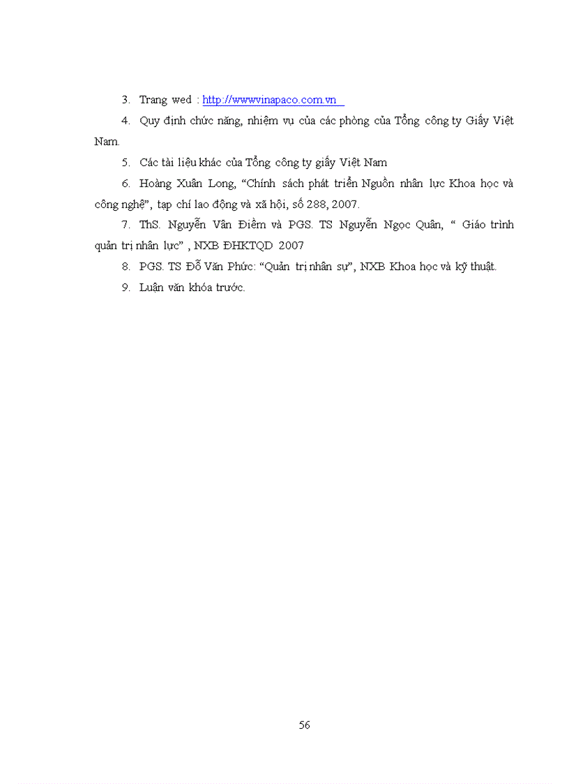 image for page Cải tiến hoạt động đào tạo nguồn nhân lực tại Tổng công ty giấy Việt Nam