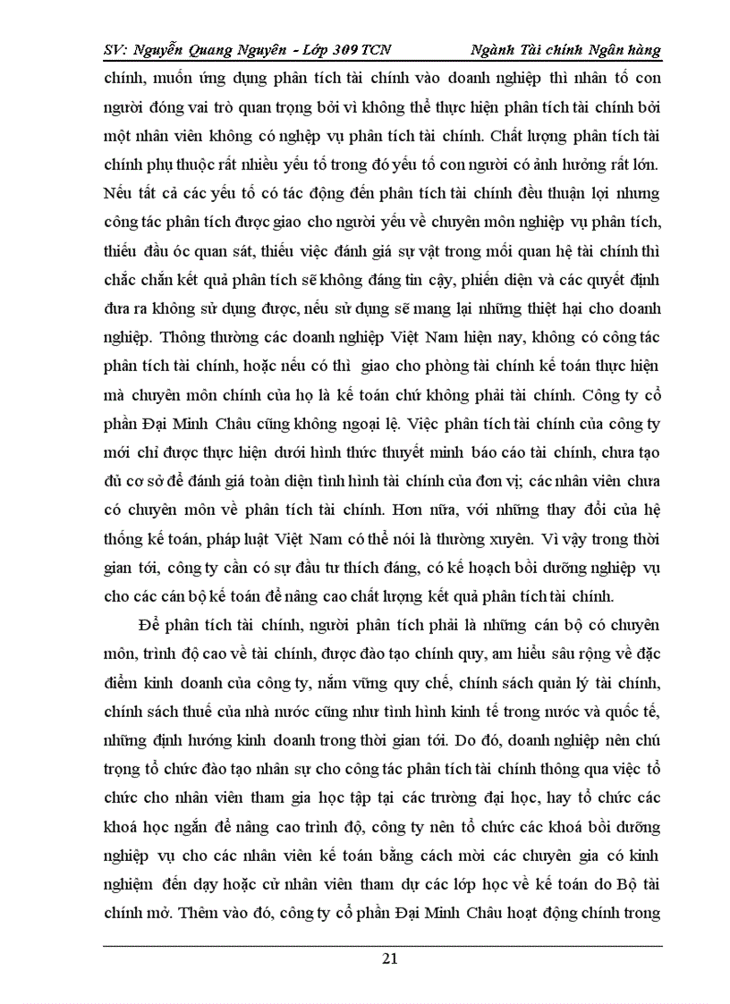 image for page Nâng cao hiệu quả hoạt động tài chính tại công ty cổ phần Đại Minh Châu