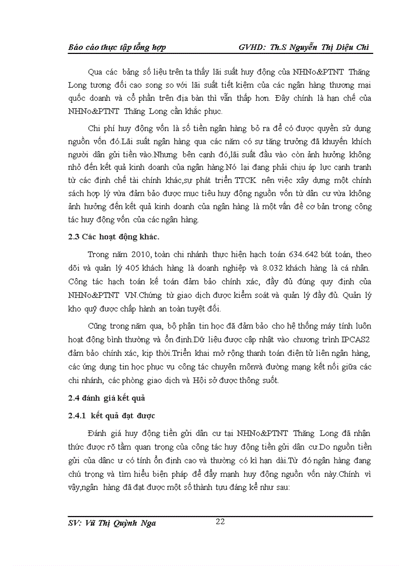 image for page Nâng cao hiệu quả Huy động vốn tại Ngân hàng Nông nghiệp và Phát triển Nông thôn Chi nhánh Thăng Long