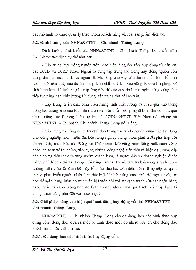 image for page Nâng cao hiệu quả Huy động vốn tại Ngân hàng Nông nghiệp và Phát triển Nông thôn Chi nhánh Thăng Long