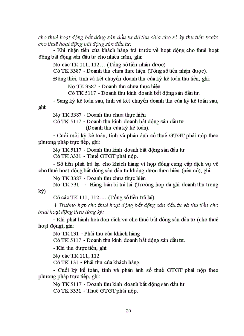 image for page Bàn về hạch toán bất động sản đầu tư trong doanh nghiệp chuyên kinh doanh bất động sản hiện nay