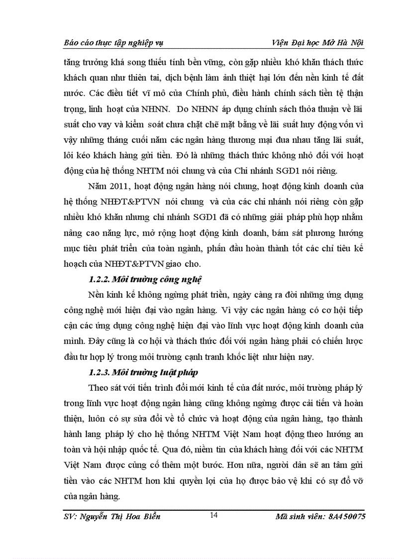 image for page Giải pháp tăng cường huy động vốn tại Chi nhánh Sở giao dịch 1 Ngân hàng Đầu tư và Phát triển Việt Nam 1