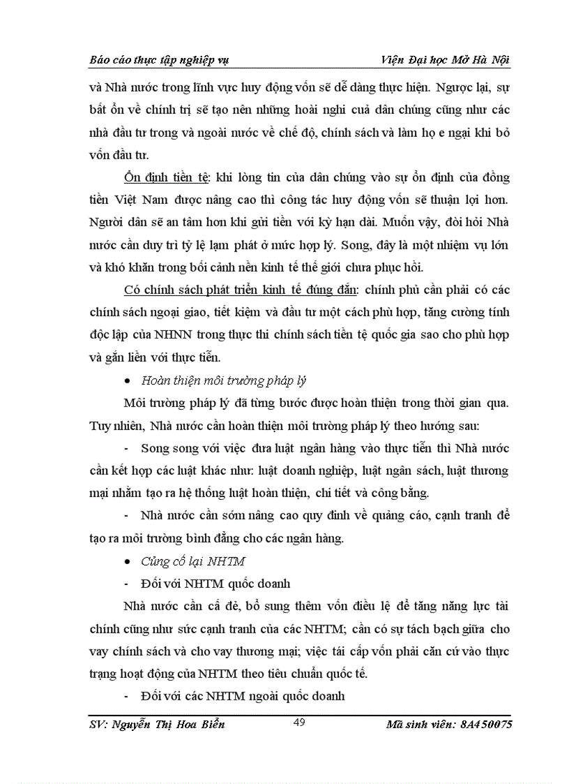 image for page Giải pháp tăng cường huy động vốn tại Chi nhánh Sở giao dịch 1 Ngân hàng Đầu tư và Phát triển Việt Nam 1