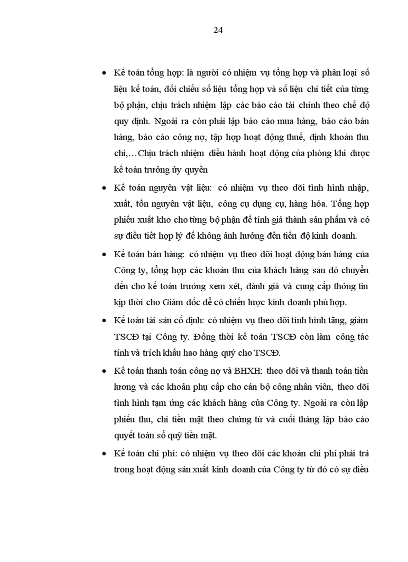 image for page Kế toán vốn bằng tiền tại Công ty TNHH XNK Văn Minh