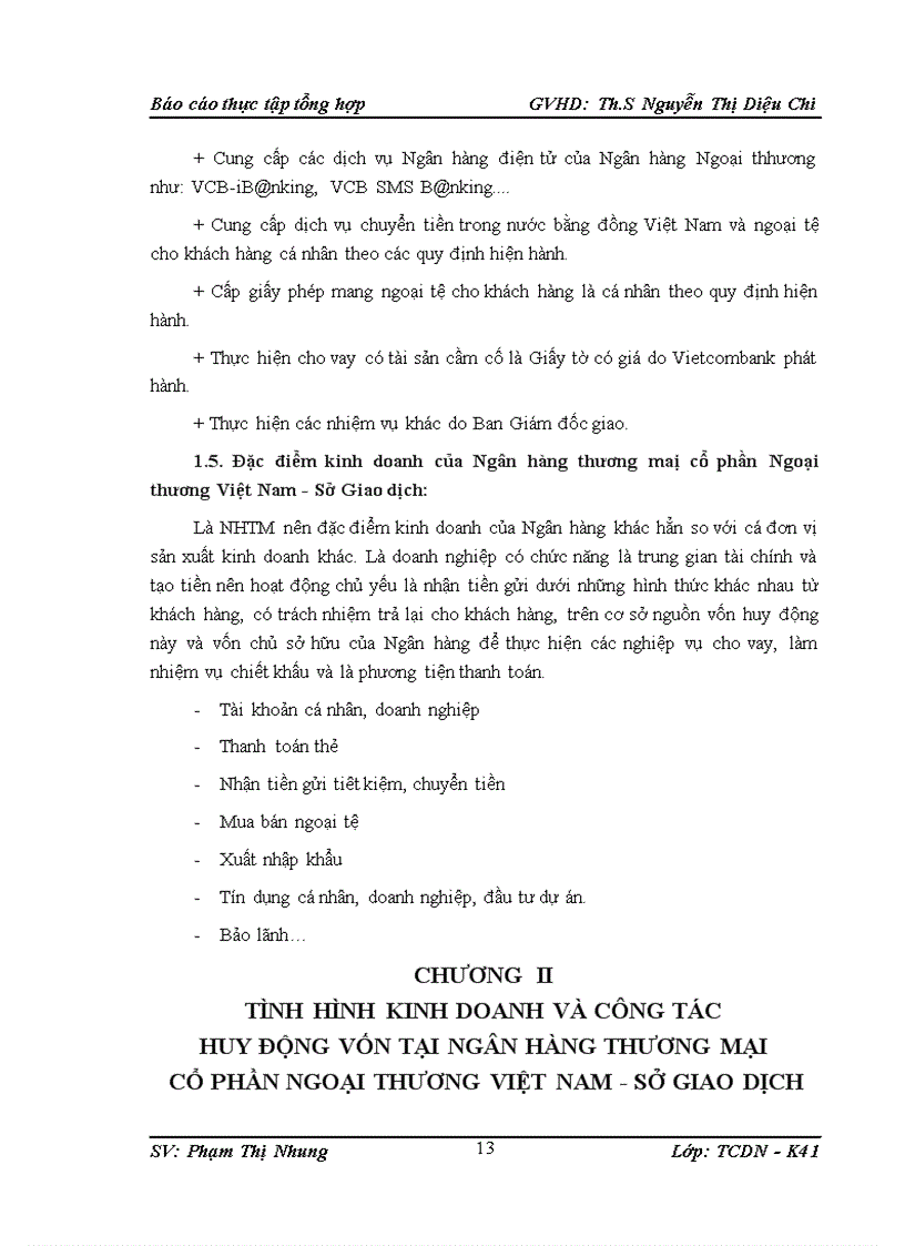 image for page Hoàn thiện công tác huy động vốn tại Ngân hàng thương mại cổ phần Ngoại thương Việt Nam Sở Giao dịch