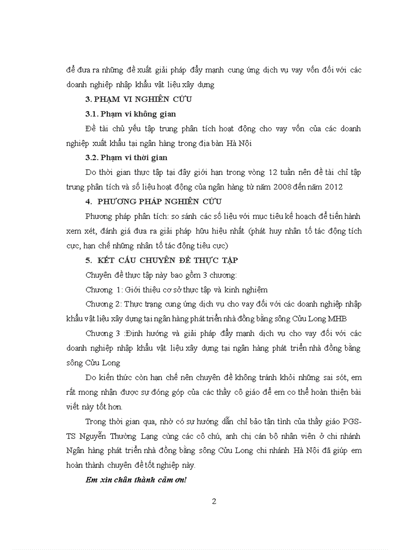 image for page Dịch vụ vay vốn đối với các doanh nghiệp nhập khẩu vật liệu xây dựng tại ngân hàng phát triển nhà đồng bằng sông Cửu Long