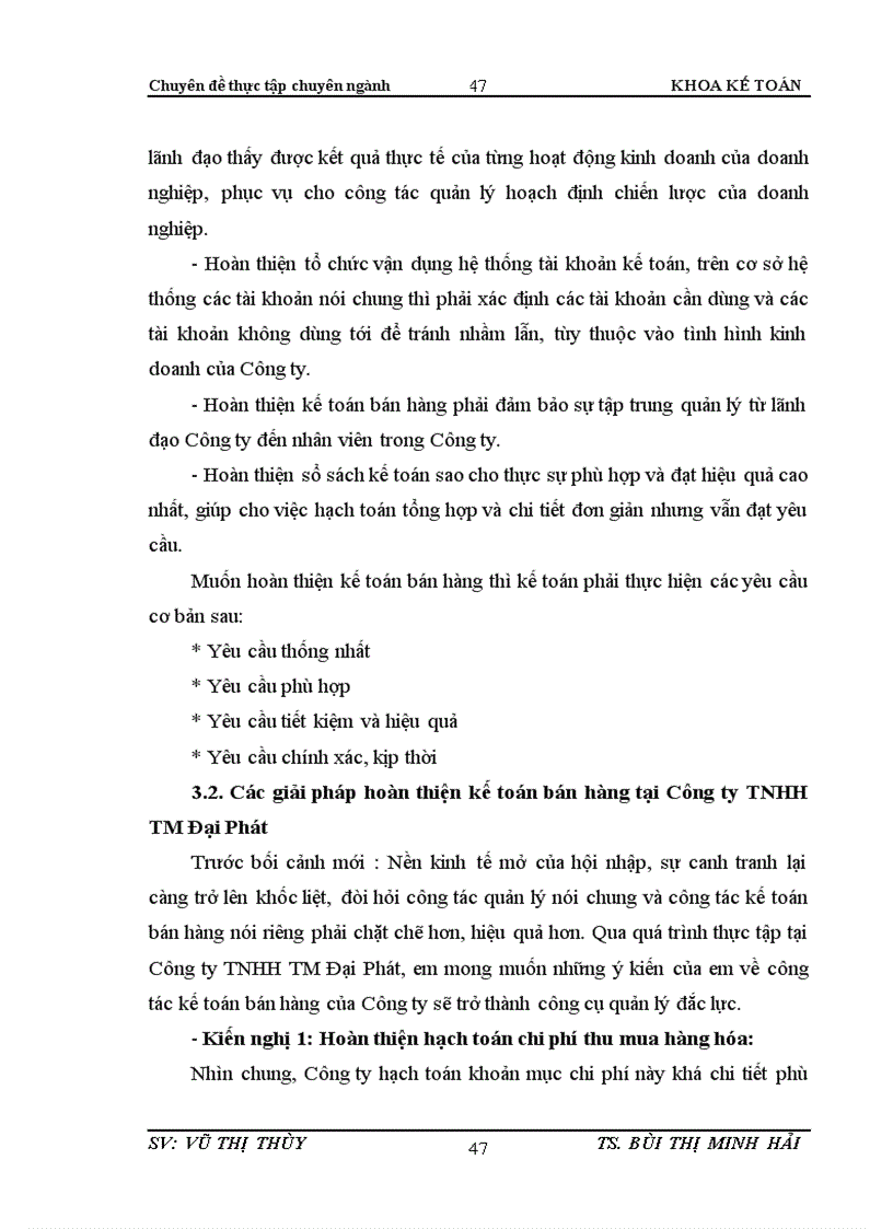 image for page Hoàn thiện kế toán bán hàng tại Công ty TNHH TM Đại Phát